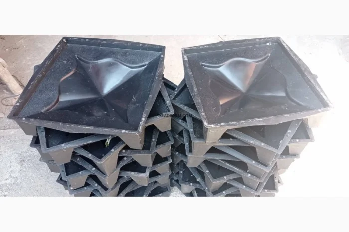 Форма крышки на столб Медуза 45х45 см в продаже- фото № 5