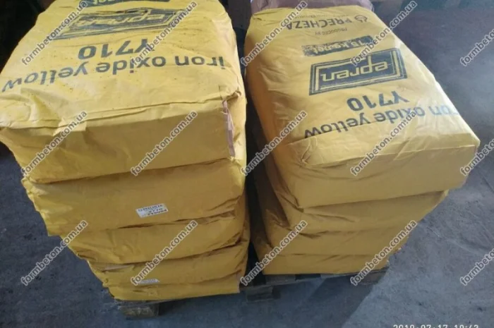 Краситель для бетона Жёлтый Y-710 Чехия Fepren- фото № 3