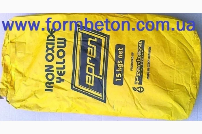 Краситель для бетона Жёлтый Y-710 Чехия Fepren- фото № 4
