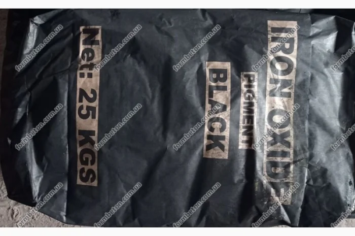 Пигмент черный для бетона Чехия B-650 Fepren, 25 кг- фото № 1