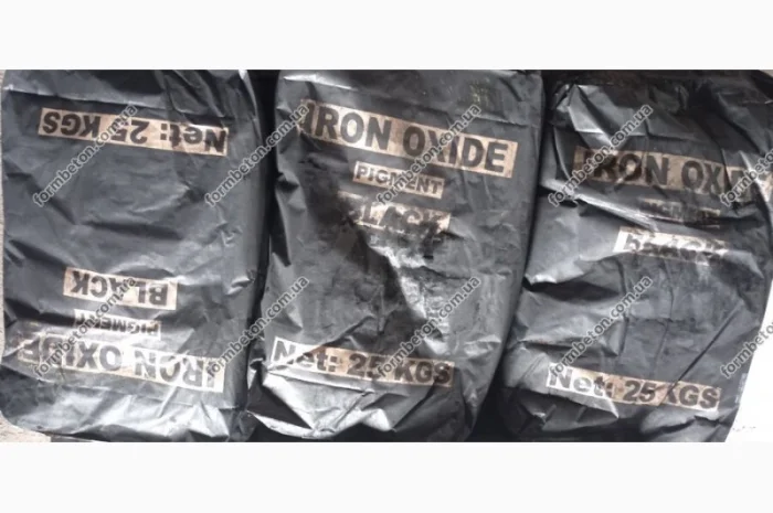 Пигмент черный для бетона Чехия B-650 Fepren, 25 кг- фото № 2