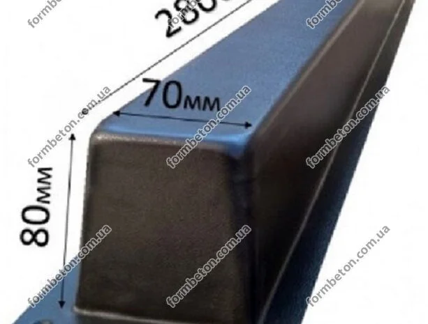 Формы для виноградных столбов 280х8х8х7 см из АБС пластика- фото № 1