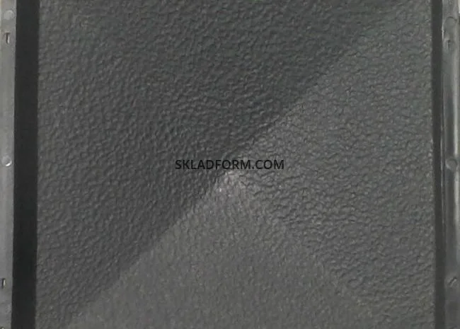 Форма кришки чотирьохскатної 49х49 см з шегреною- фото № 1