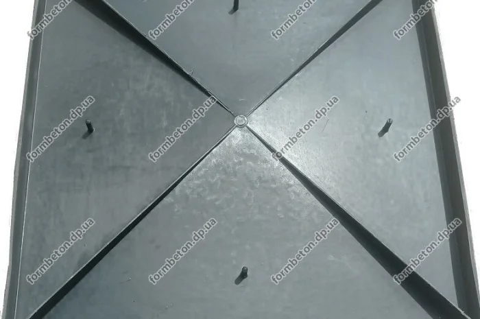 Форма кришки чотирьохскатної 49х49 см з шегреною- фото № 3