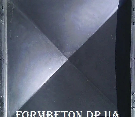 Форма кришки чотирьохскатної 49х49 см, гладка- фото № 1