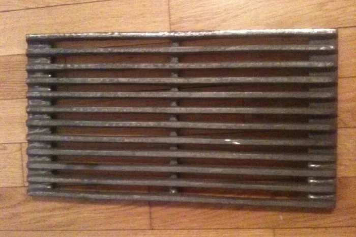 Чугунная гриль-решетка для барбекю и мангала. 36.5 см. х 20 см- фото № 2