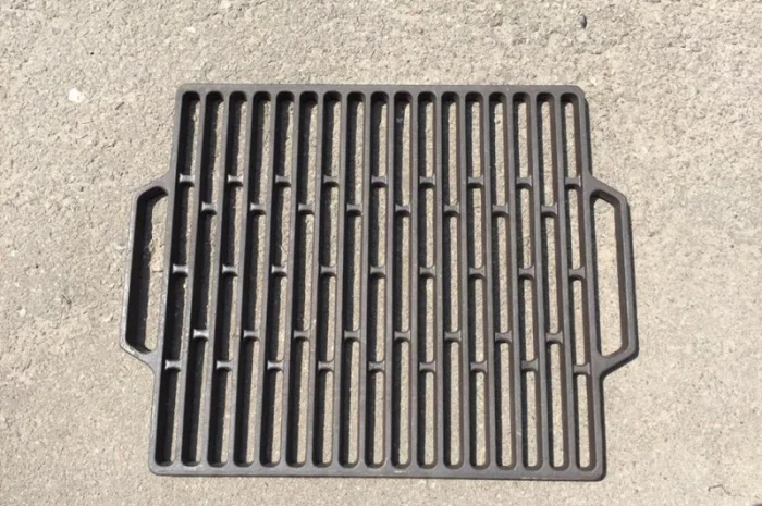 Решетка гриль из чугуна для барбекю и мангала. 50 см. х 40 см- фото № 1