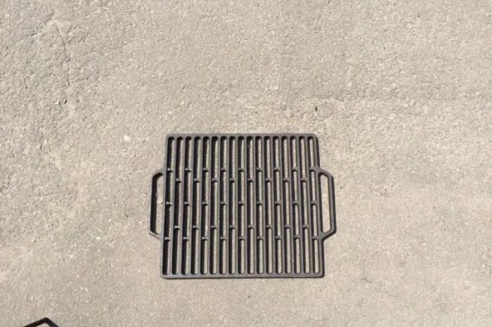 Решетка гриль из чугуна для барбекю и мангала. 50 см. х 40 см- фото № 3