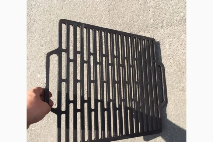 Решетка гриль из чугуна для барбекю и мангала. 50 см. х 40 см- фото № 6
