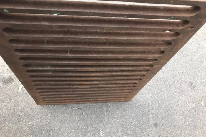 Решетка гриль из чугуна для барбекю и мангала. Ливнёвка. Размеры 70 см. х 50 см- фото № 2