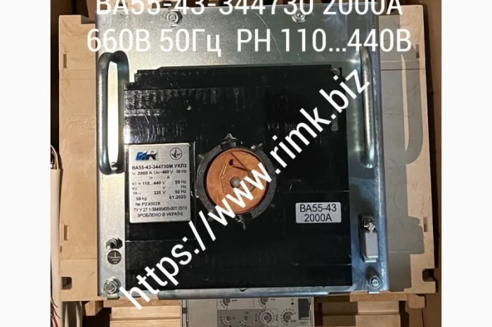Продажа автоматического выключателя ВА55-43-344730 2000А 660В- фото № 1