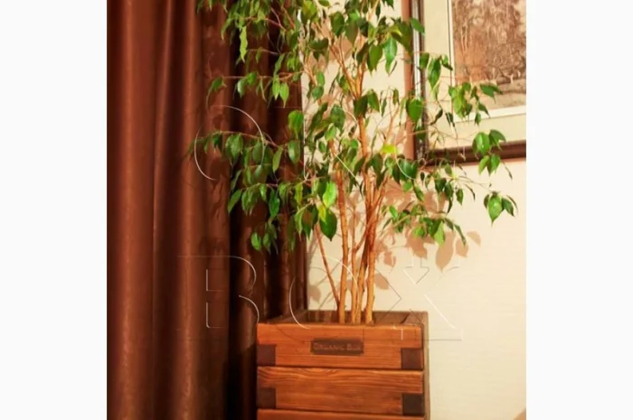 Ящик для цветов из натурального дерева- фото № 3