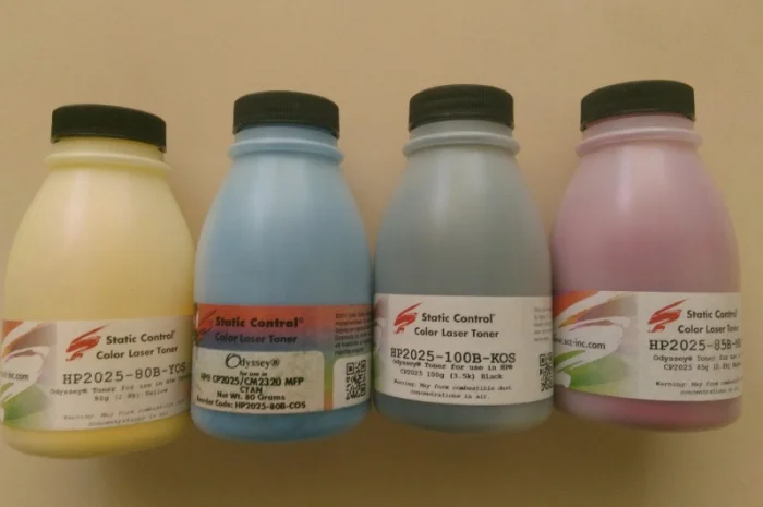 Тонер hp clj cp2025/ cm2320mfp (cyan 80г) scc hp2025-80b-cos- фото № 2