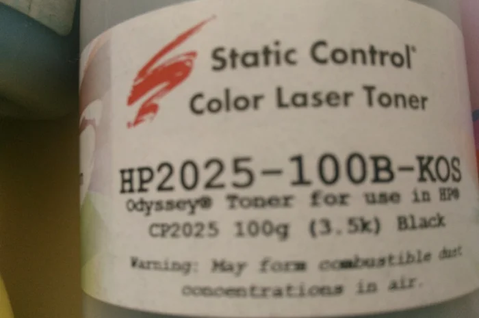 Тонер hp clj cp2025/ cm2320mfp (cyan 80г) scc hp2025-80b-cos- фото № 3