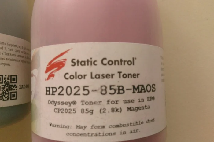 Тонер scc hp cp2025/ cm2320 mfp magenta (85g) (hp2025-85b-maos)- фото № 1