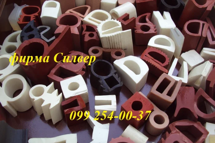 Трубки, профили, шнуры, пластины из силикона и резины- фото № 1