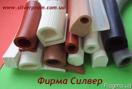 Силіконові ущільнювальні профілі - Профільовані вироби з силікону- фото № 1