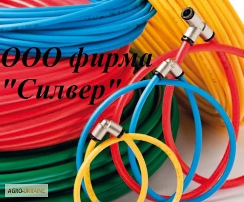 Пневмотрубка, пневмошланг, пневмотрубопровод, пневматическая трубка, полиуретановая трубка- фото № 1