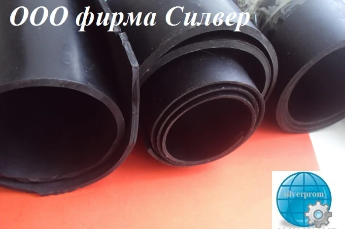 Технічна гумова пластина ТМКЩ 2мм в рулоні- фото № 1