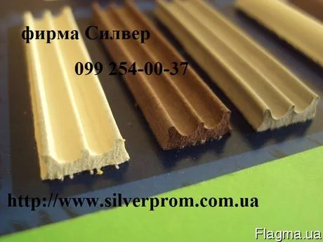 Самоклеючийся ущільнювач для дверей (D, E, P профіль)- фото № 1