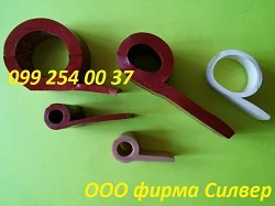 Р-образные резиновые уплотнения для термоизоляции дверных стыков- фото № 1