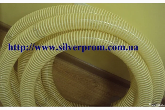 Трубопровід для аспірації з поліуретану з ПВХ спіраллю- фото № 1