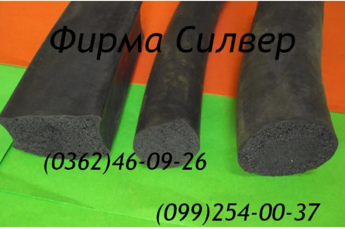 Шнур губчатий круглий для герметичності- фото № 1