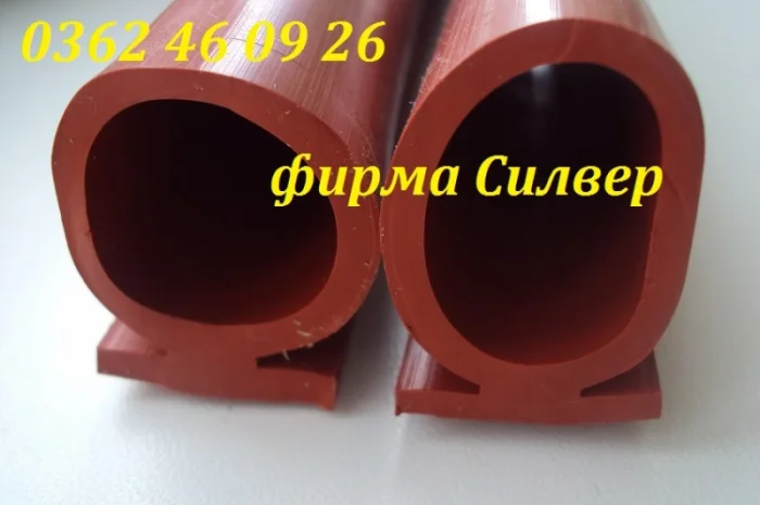 Силиконовый уплотнитель Ю профиль для сушильных камер древесины- фото № 1