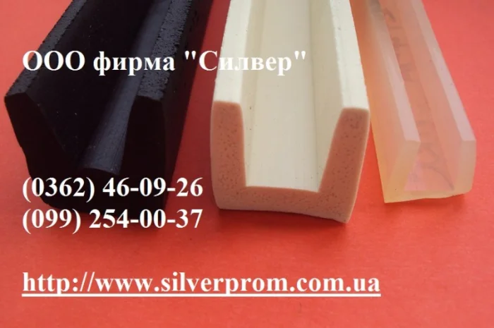 П-образный силиконовый уплотнитель пищевой - продажа- фото № 1