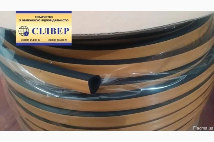 Самоклеящийся промышленный уплотнитель D 21x15 мм- фото № 1