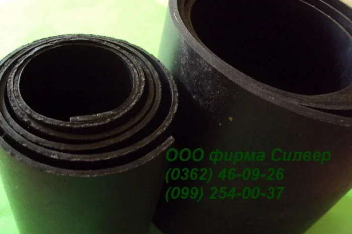 Резиновая техпластина для дорожной техники- фото № 1