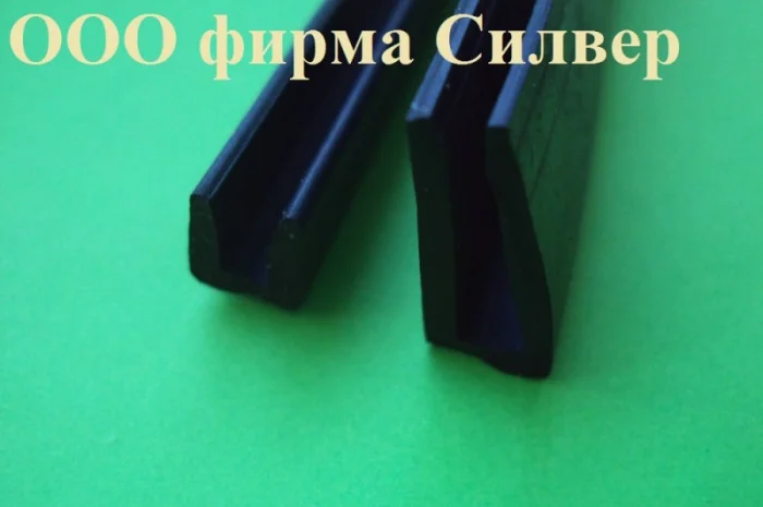 Резиновый уплотнитель П-образной формы- фото № 1