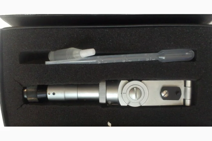 Рефрактометр RHB 0-90 АТС с 3 шкалами Brix 0-42%;  42-71%;  71-90% для вина,  мёда,  варенья- фото № 1