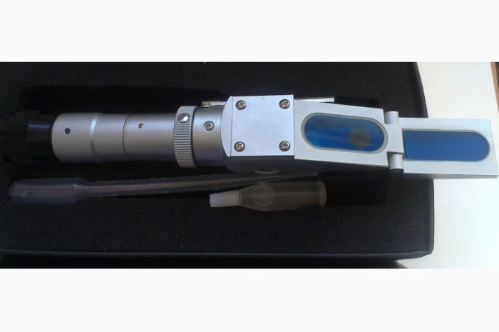 Рефрактометр RHB 0-90 АТС с 3 шкалами Brix 0-42%;  42-71%;  71-90% для вина,  мёда,  варенья- фото № 7