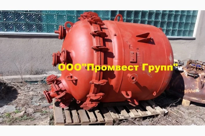 Емкость, реактор, сосуд-сборник эмалированный химический- фото № 1