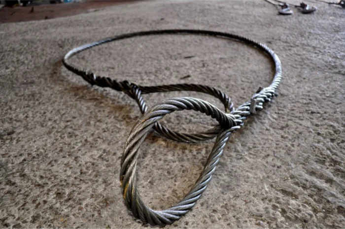 Стропы строительные канатные, текстильные и цепные, трос, канат стальной- фото № 2