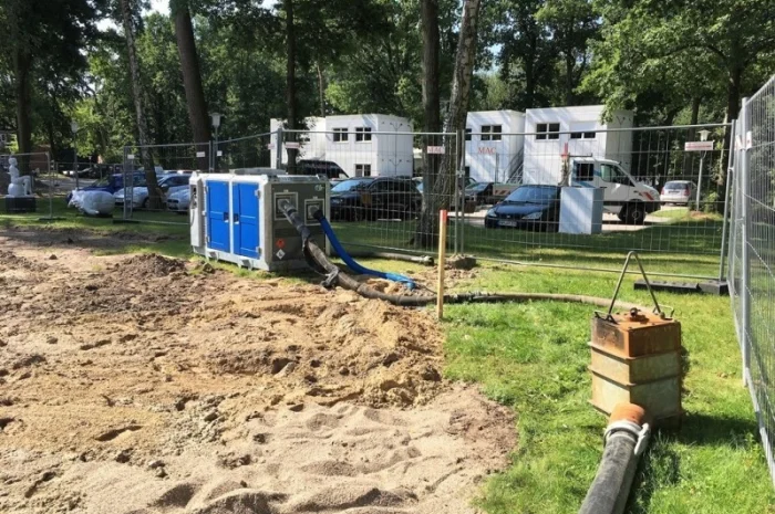 Электрический насос для водопонижения 57м3/час 20м- фото № 3