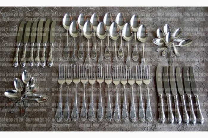 Куплю мельхиоровые столовые приборы и посуду- фото № 1