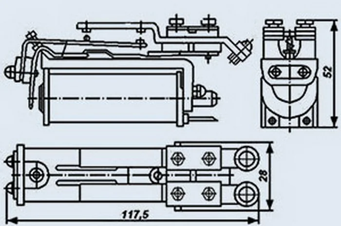 Реле РКС-3 РС4.501.200 ( 201.202.203.204)- фото № 1