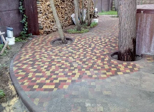 Укладка тротуарной плитки в Харькове- фото № 7