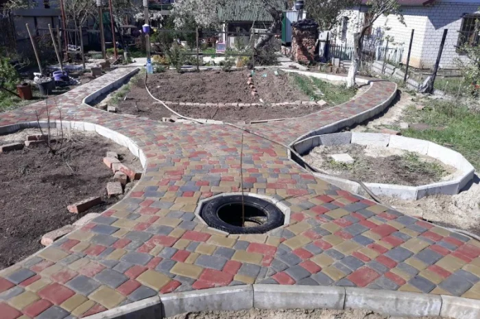 Укладка тротуарной плитки в Харькове- фото № 14