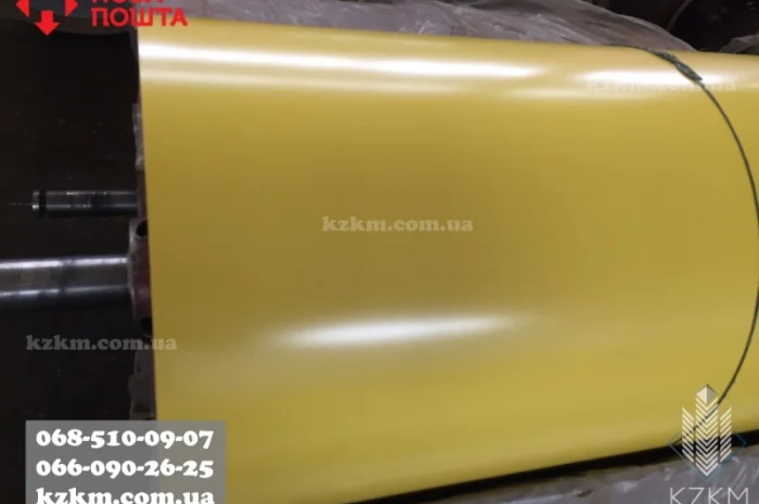 Лист гладкий ral 1018 ярко-желтый, полимерный, оцинковка РАЛ 1018, рулончик- фото № 5