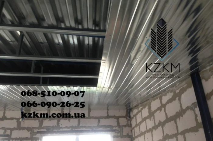 Профнастил конструктор, наборной профлист, проф-панель, узкий, дешевый 0, 35мм- фото № 1