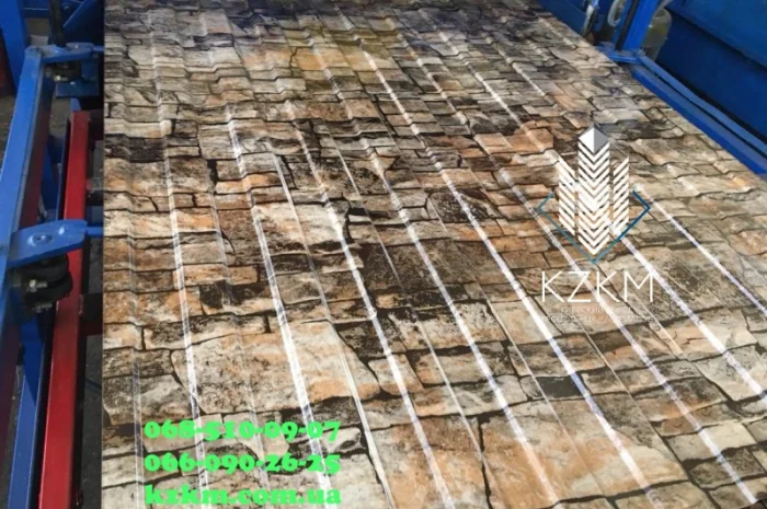 Профнастил под дикий Камень для Забора и Стен Фасадный Дешевый Завод производство за день- фото № 1