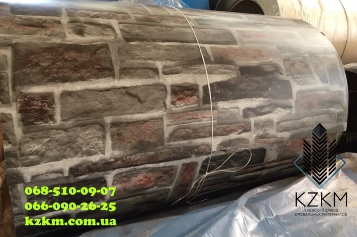 Профнастил под дикий Камень для Забора и Стен Фасадный Дешевый Завод производство за день- фото № 4