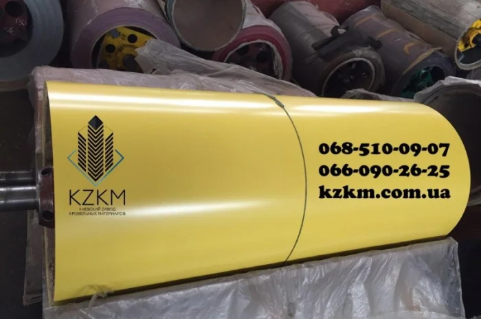 Лист гладкий желтый, желтого цвета RAL 1003, рулончик, плоский, полимерный РАЛ 1003- фото № 7