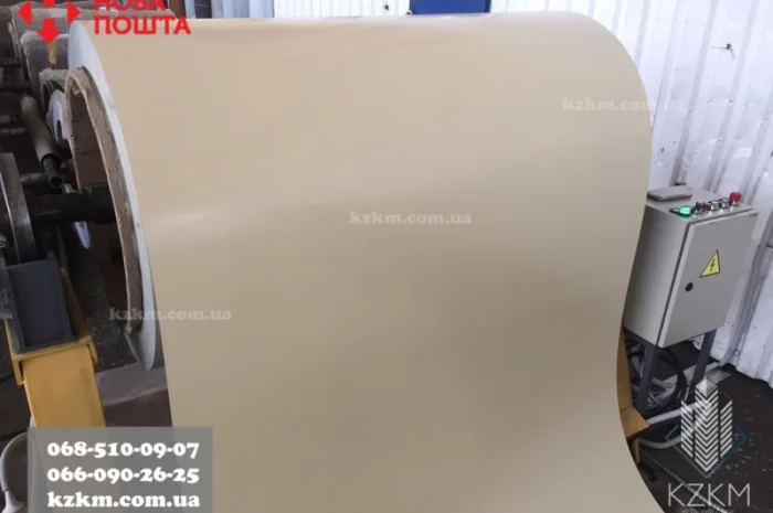 Гладкий полімірний оцинкований лист 0,7 RAL 9003- фото № 9