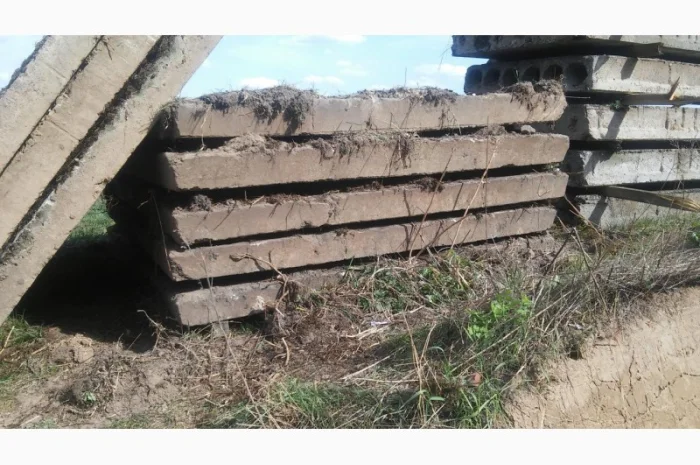 Дорожные ЖБИ плиты разных типов и размеров б/у- фото № 1