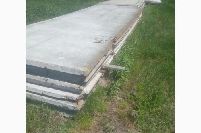 Заборные плиты б/у 6м*2м со столбиками в Киеве- фото № 1