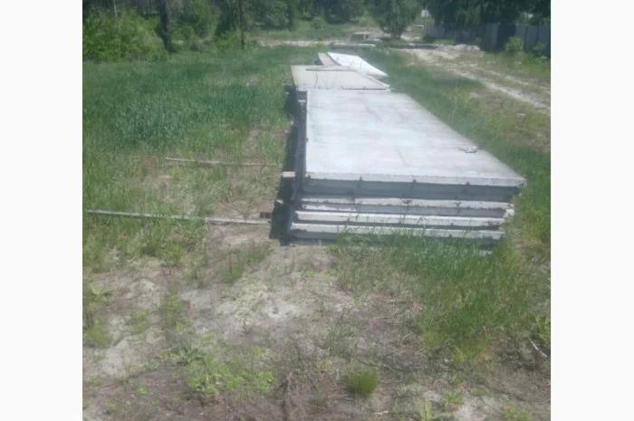 Заборные плиты б/у 6м*2м со столбиками в Киеве- фото № 2